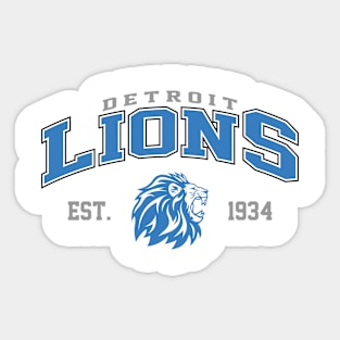 Lions - Super Bowl Sticker